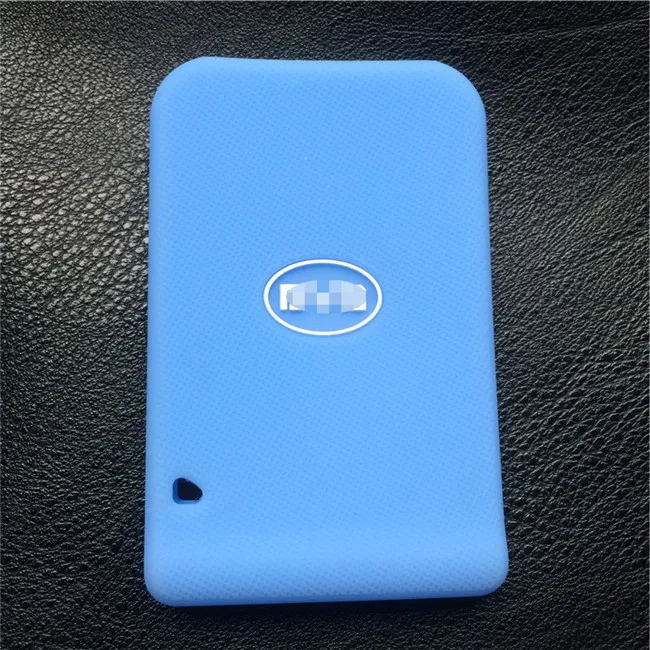 Силиконовый резиновый чехол для ключей автомобиля BYD S7 S6 L3 M6 F3 F0 чехол для пульта дистанционного ключа - Название цвета: light blue