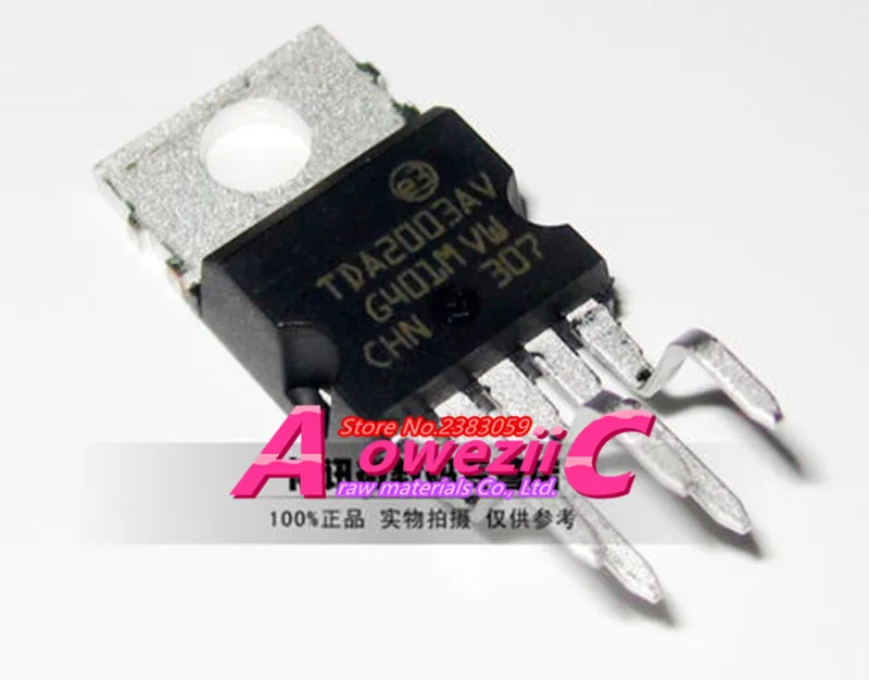 

Aoweziic 100% new imported original TDA2003A TDA2003 TDA2003AV TO220-5 audio amplifier chip