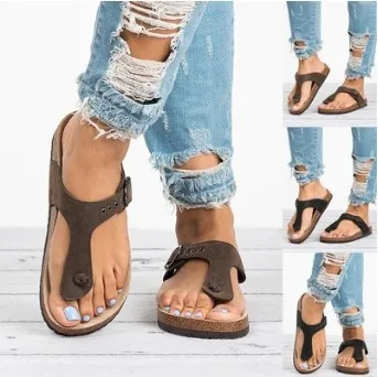 

Women Gladiator Flat Summer Sandals Shoes Ladies Sexy Casual T Strap Sandals Shoes Plus Size 34-43
