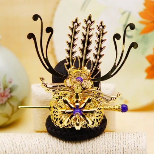 Винтажные аксессуары для волос древней китайской династии воин Косплей принц голова для косплея одежда принца с короной, Императорская корона