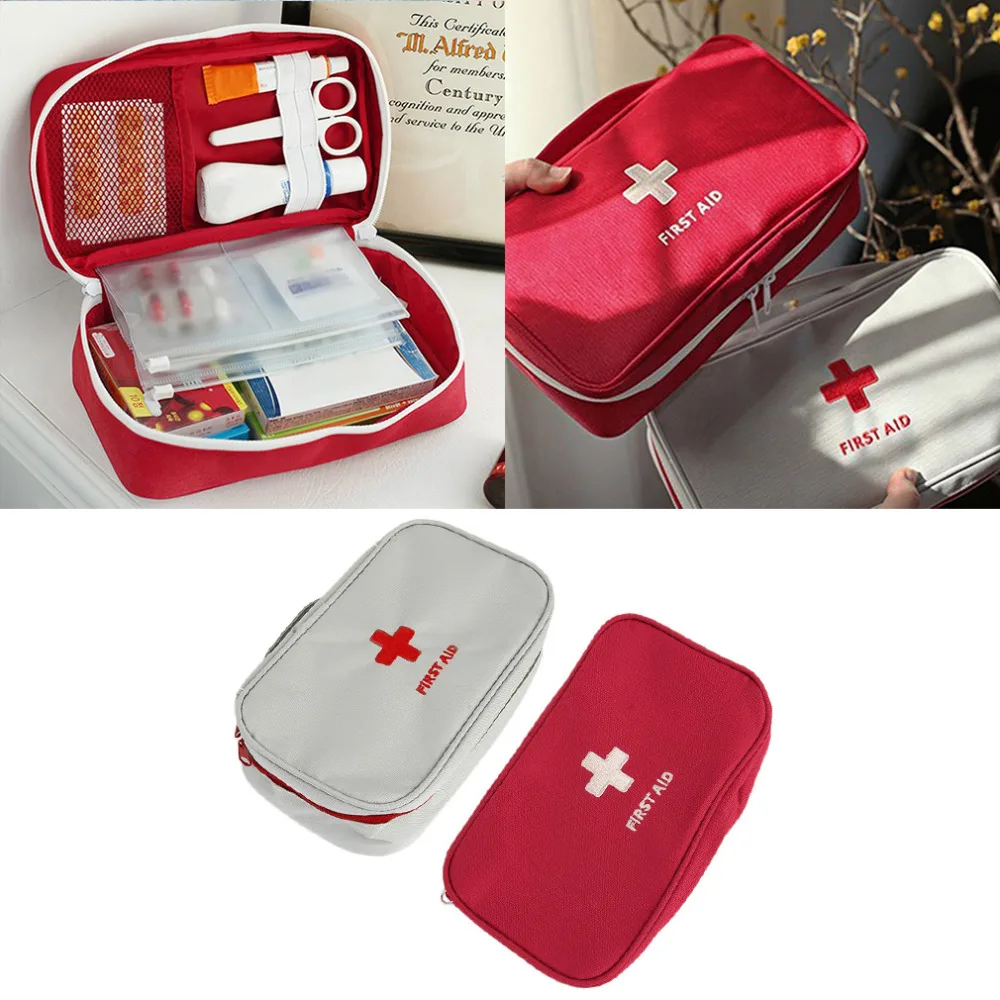 Multifunction Emergency Bag Zipper Nylon Pouch Camping Portable