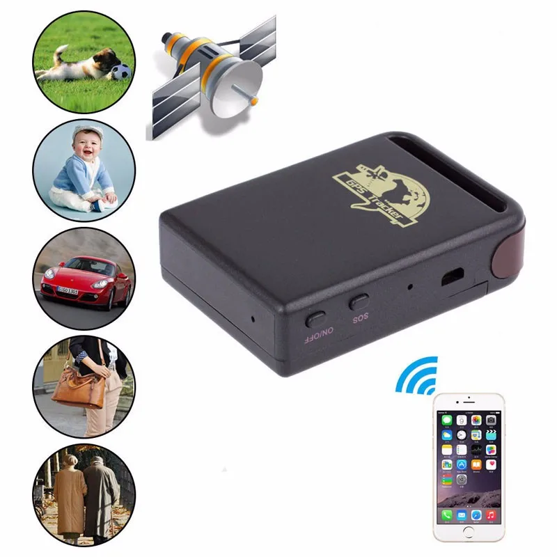2017 Mini GSM GPRS GPS Car Vehicle Tracker TK102B TK102 GPS Tracker Power Charger Battery USB