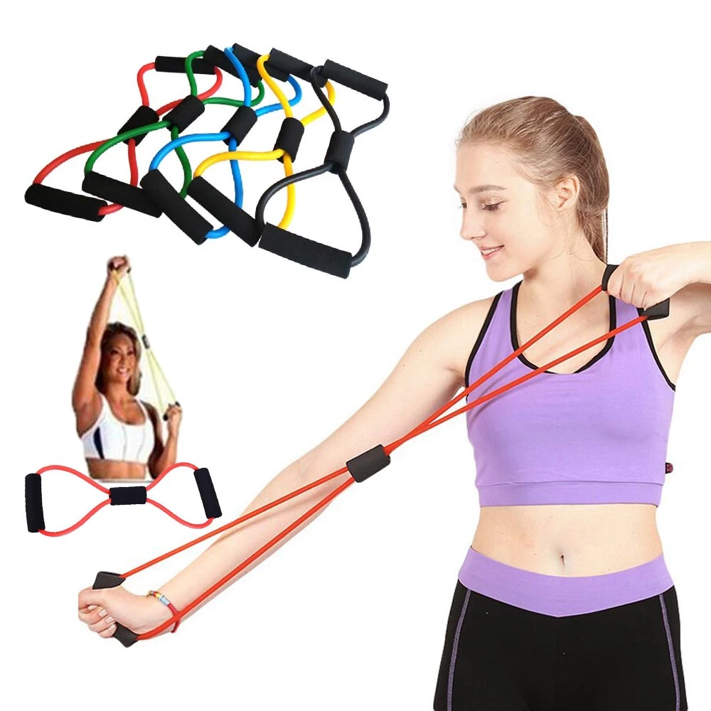 Resistance Elastic Band Exercise Yoga Belt Rubber Fitness Training Stretch Sport