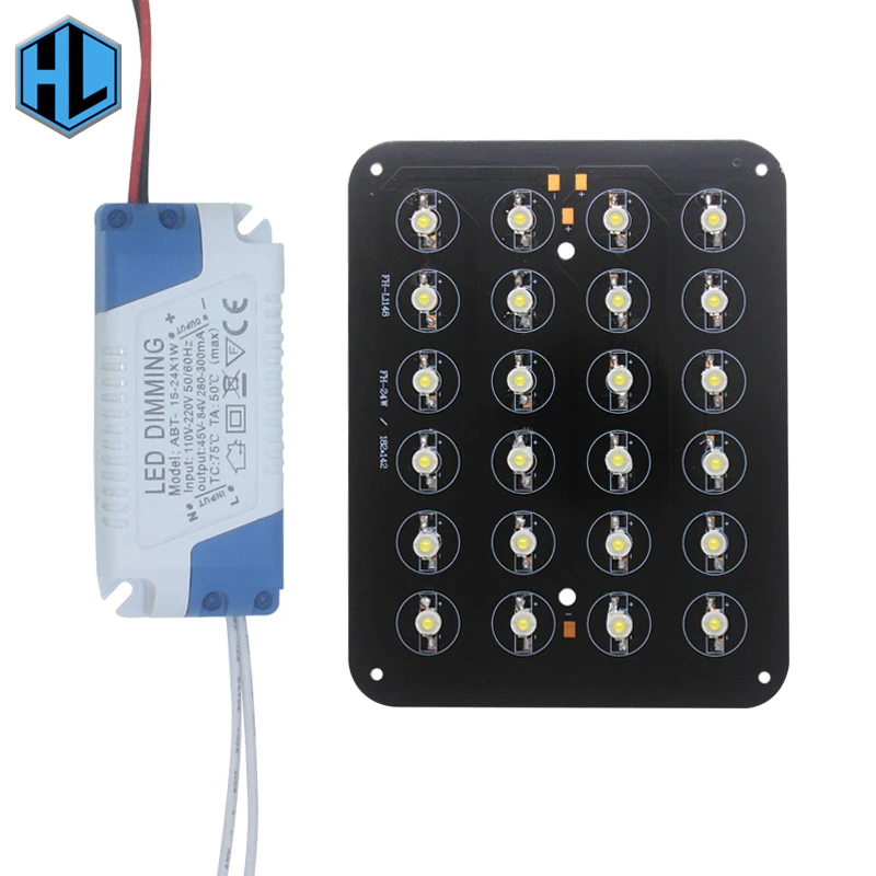 

New 12W 18W 20W 24W 48W High Power Lamp Beads with Dimmable LED Plastic Shell Driver AC90-265V Light Transformer 280-300mA