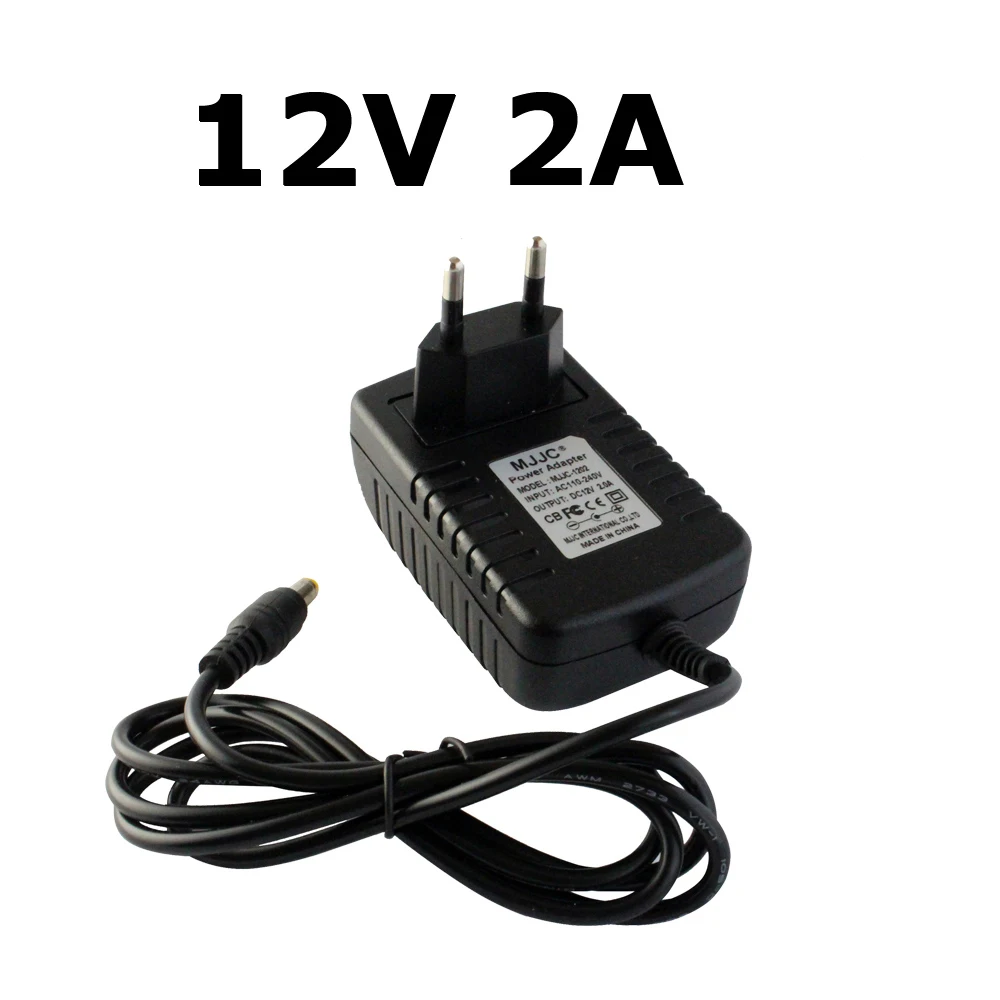 12V 2A Блок питания 12в 1A 2A 3A 12 вольт адаптер Освещение Трансформатор 220 в 12 В AC DC пластик Светодиодный драйвер 110 в 240 в 12 В 2A для светодиодной ленты - Цвет: 12V 2A