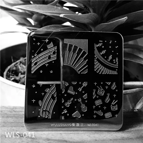 1 шт. новые пластины для штамповки ногтей персонажи цветок созвездия карты китайский узор Бабочка Дизайн ногтей штамп пластина изображение тамплат - Цвет: WLS41