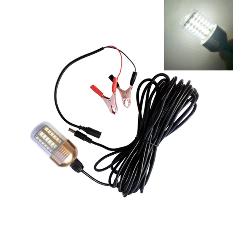 

30W Fishing Lure Light LED Submersible Night Fishing Light for Sea Boat QJ888