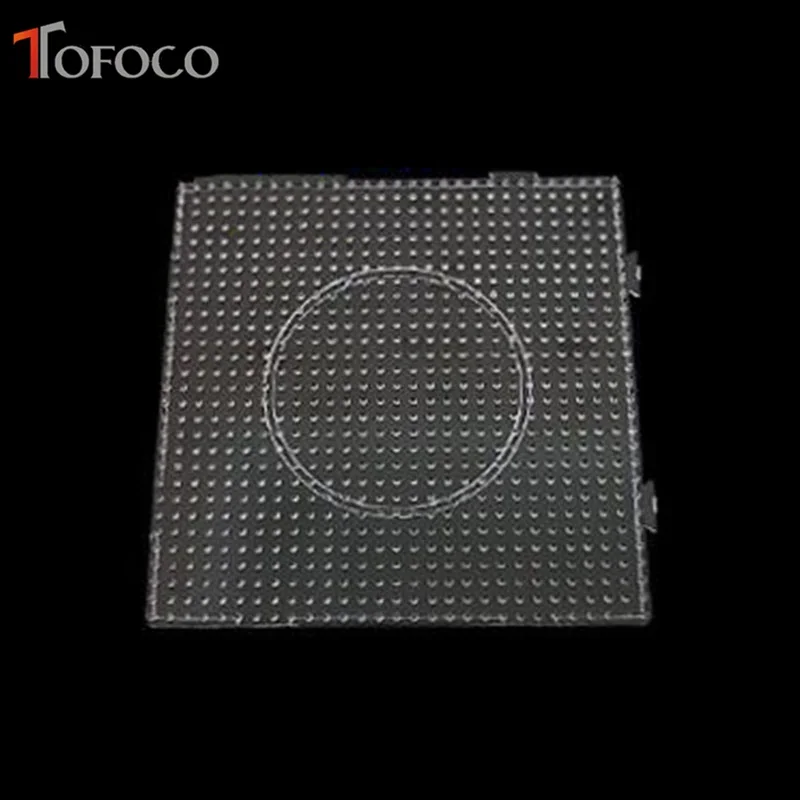 

TOFOCO Cheapest Clear 9 Pattern Template Fuse Hama Beads DIY Hand Making Toy Pegboard Children Kid Education Puzzle Gift Craft