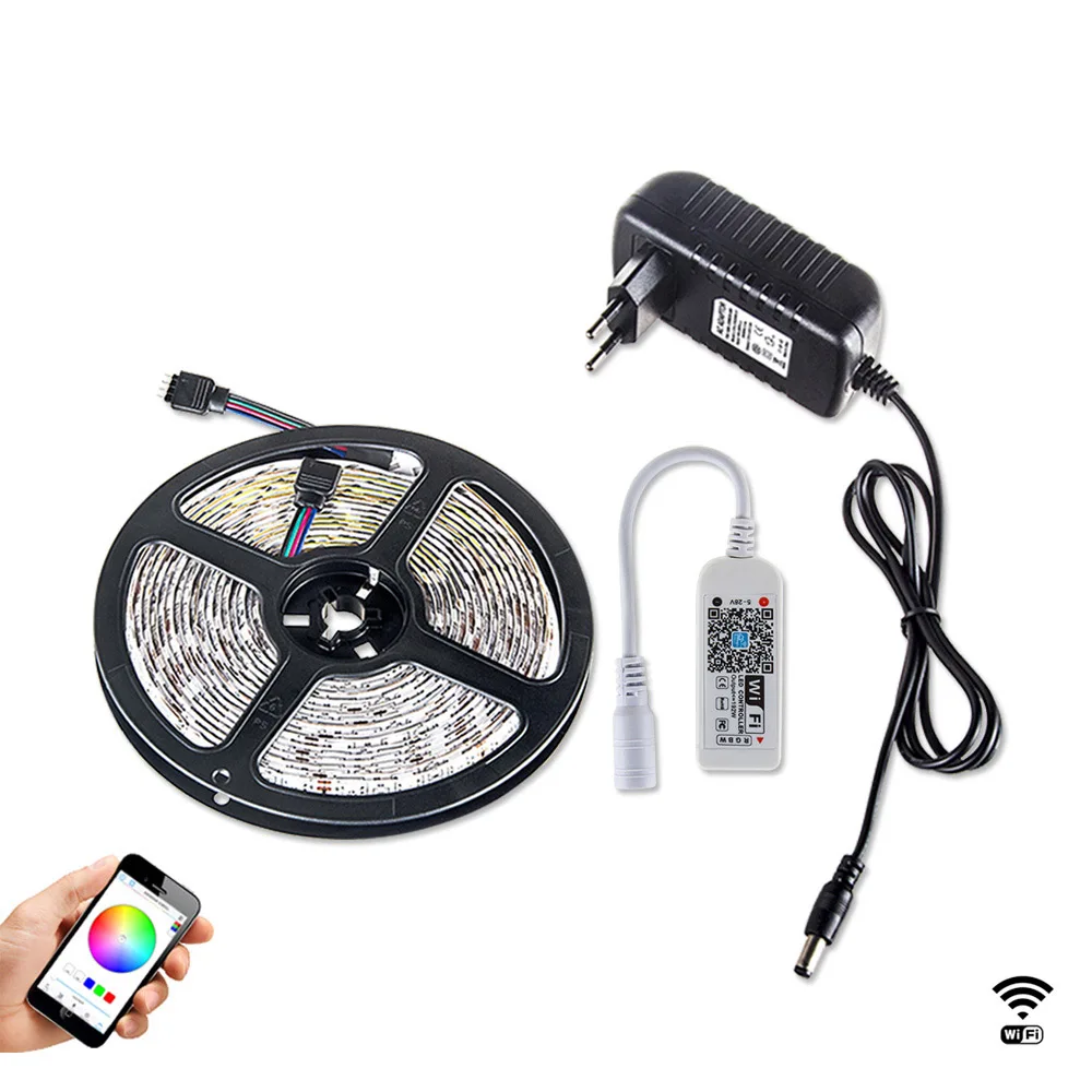 5050 WIFI RGB Светодиодная лента 300 светодиодов 5 м Диодная Лента светодиодная RGBW/RGBWW