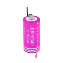 1/2/4 pièces nouveau 16340 batterie de remplacement pour imprimante Portable Mini ventilateur Interphone 3.7 V 1200mah Sf123a Li-ion Batteries au Lithium