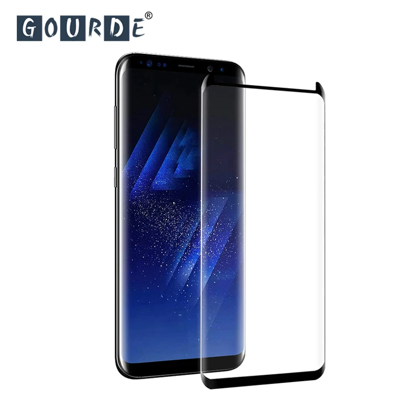Изогнутое 3d стекло Gourdu для Samsung Galaxy S9 S8 Note 9 Защита экрана S7 edge note 8 Plus защитная