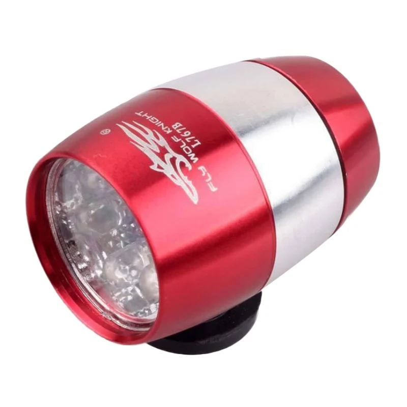 

6 LED Cycling Bike Bicycle Mini Front Head Light Professional Warning Lamp Waterproof Safety Headlight With Lamp Holder