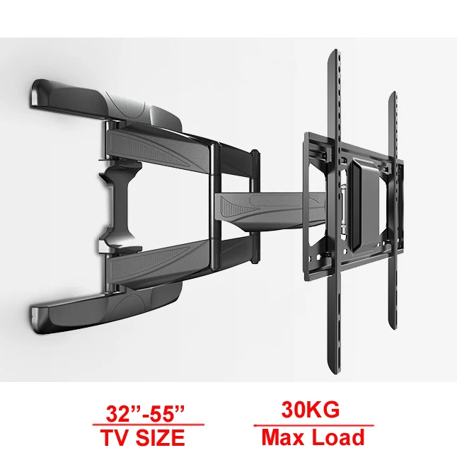 30inch 42INCH 55inch retractable led tv wall mount lcd bracket stand