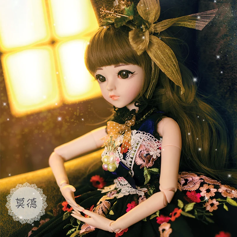 BJD 60 см кукла игрушки высокое качество китайская Кукла 18 шарнир Модная девушка