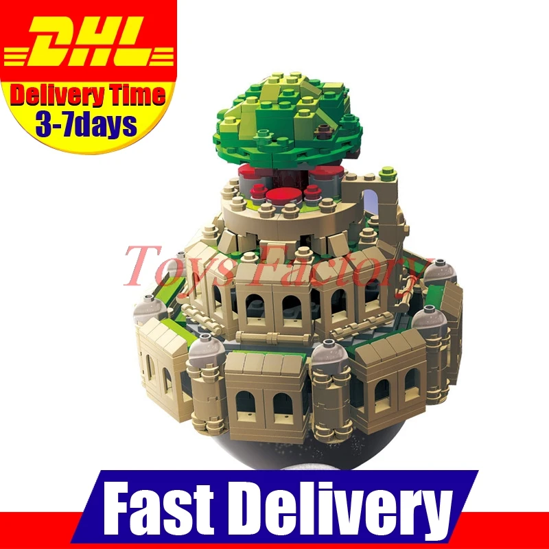 

DHL LEPIN XingBao 05001 1179Pcs Creative MOC Series The City in The Sky Set Educational Building Blocks Bricks Model