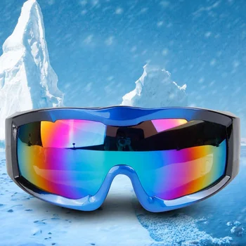 

Men Women Professional Single-layer Spherical Lens Winter Snowboard Snow Outdoor Skiing Windproof Glasses