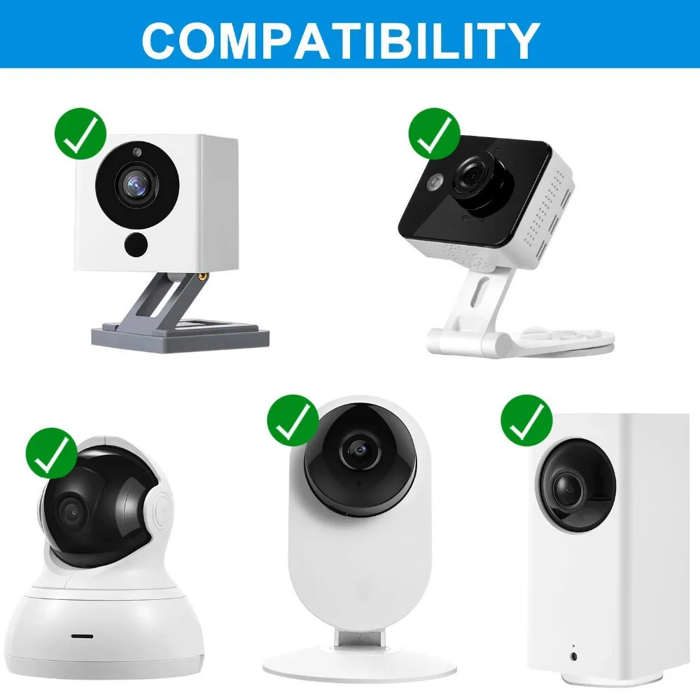 Кабель питания для камеры WyzeCam, WyzeCam Pan, YI, NestCam Indoor, Netvue, USB для Micro USB1m2m3m5m8m10m