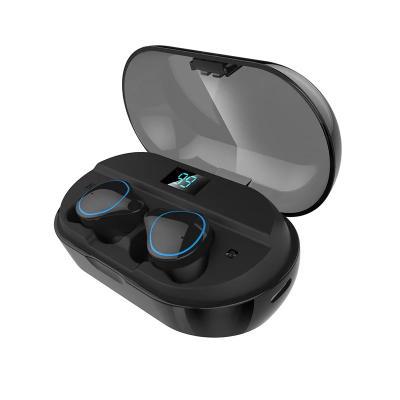 TWS Bluetooth 5 0 наушники вкладыши IPX7 HiFi настоящие Беспроводные с зарядным боксом 4000
