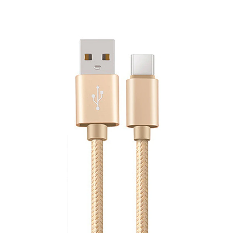 Usb type-C кабель для samsung S10 Xiaomi Redmi Note 7 Быстрая Зарядка Micro USB зарядное устройство кабель для мобильного телефона для iPhone XR XS Max 7 8 - Цвет: Gold
