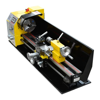 

New High-quality 600A Mini Lathe Stainless Steel Processing Lathe Household Metal Woodworking Lathe 110V / 220V Brushless 1.1KW