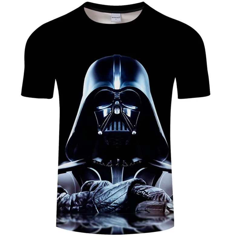 

2019 Newest 3D Printed star wars t shirt Men Women Summer Short Sleeve Funny Top Tees Fashion Casual clothing Asia Size T-shirt