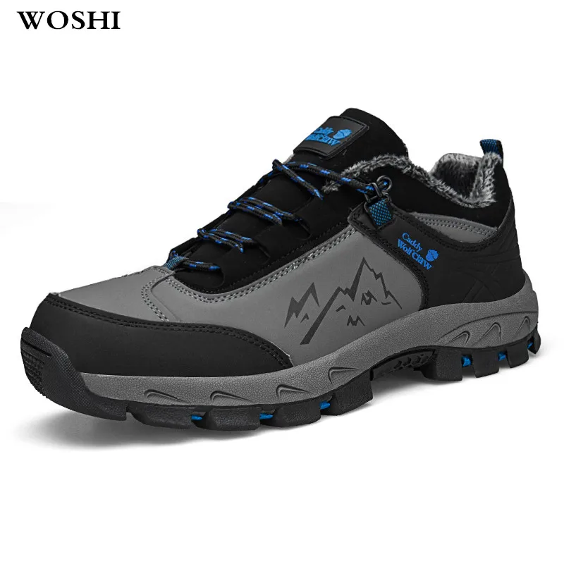 

Large size 12 Winter outdoor Men Work Safety warm Shoes Steel Toe with Men's Casual shoes Puncture Proof Labor Insurance Shoes 5