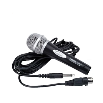 

Original TAKSTAR E-340 6.35 plug Cable 4m karaoke microphone Instrument Dynamic KTV speaker microphones for household and stage