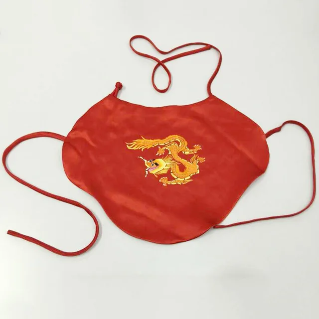 Newborn Kids Silk Bellyband Baby Bibs Dragon Pattern Traditional