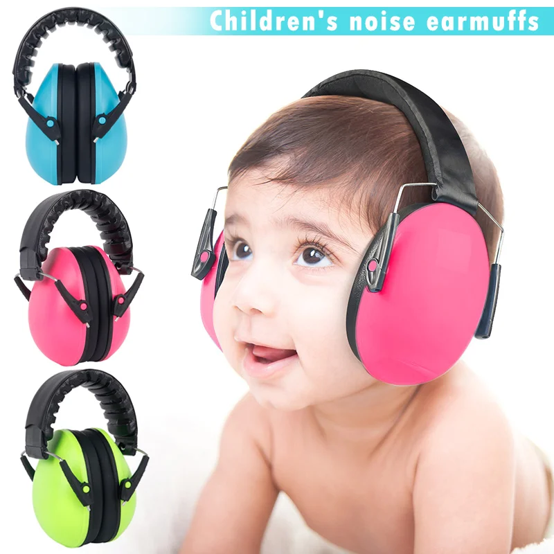 

Silicone Kid Childs Baby Ear Muff Defenders Noise Reduction Adjusted Comfort baby Ear Hearing Protection YH-17 3-24months