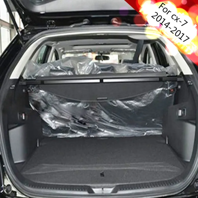 

Security Cargo Cover Trunk Car Rear Trunk For Mazda CX7 CX-7 2014.2015.2016.2017 Car styling High Quali Auto Accessories
