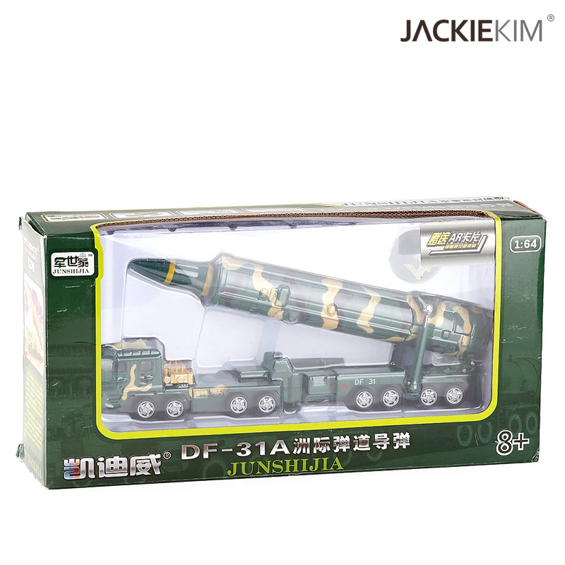 1:64 военная модель автомобиля мировая война Dongfeng DF31A интерконтинентальная