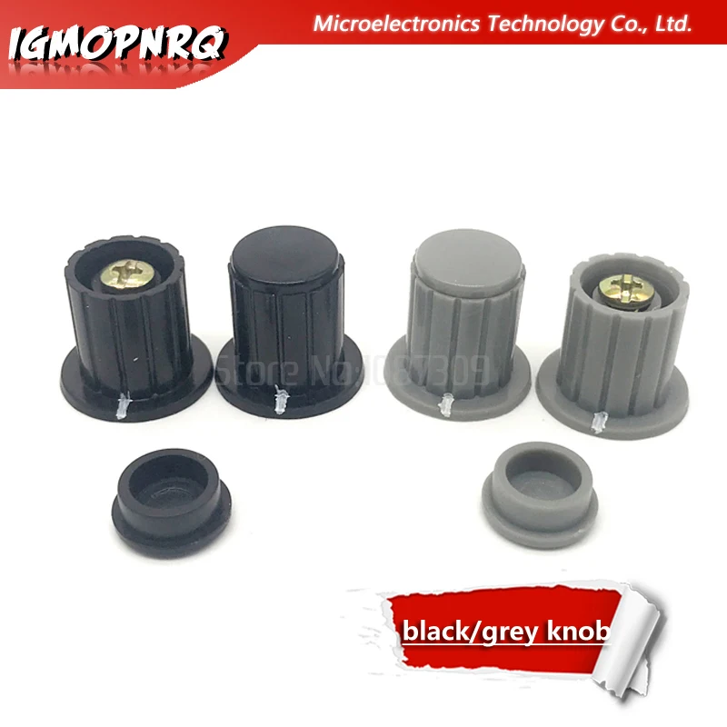 5pcs WXD3-13-2W black/grey knob button cap is suitable for high quality - turn around special potentiometer | Электронные