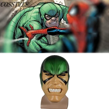 

New Spiderman Mask Cosplay Scorpion PVC Mask Villain Masks Helmet MacDonald "Mac" Gargan Cosplay Prop Halloween Party Mask Adult