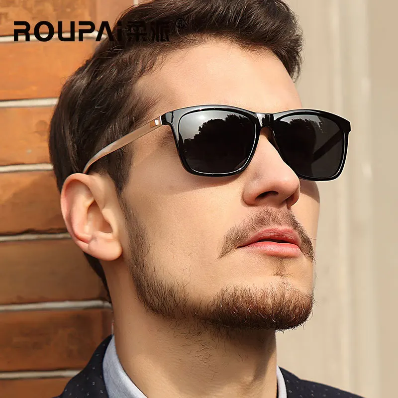 Солнцезащитные очки ROUPAI поляризационные uv400 для мужчин и женщин винтажные