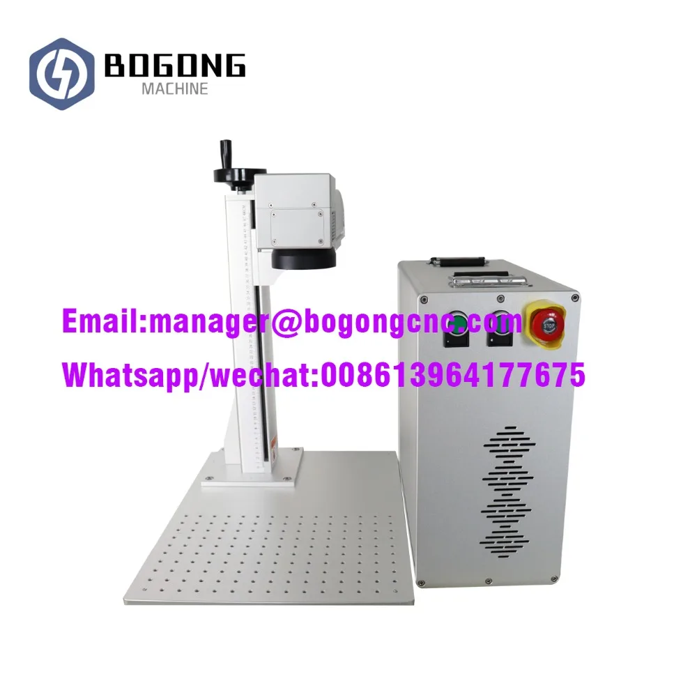 Portable type 20W fiber laser marking machine with 3d moving table mini | Инструменты