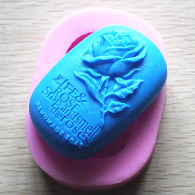 Craft Rose Soap Making Silicone Mold Wedding Decoration Home Ornament Plaster Craft Mold for soap making