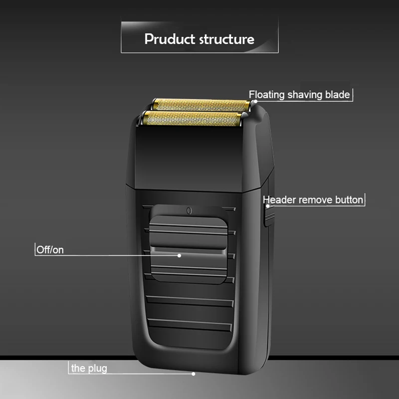 100-240V Kemei 3D Electric Shaver Men Face Care Shaving Machine Hair Trimmer Electric Razor Rechargeable Floating Beard Shaver