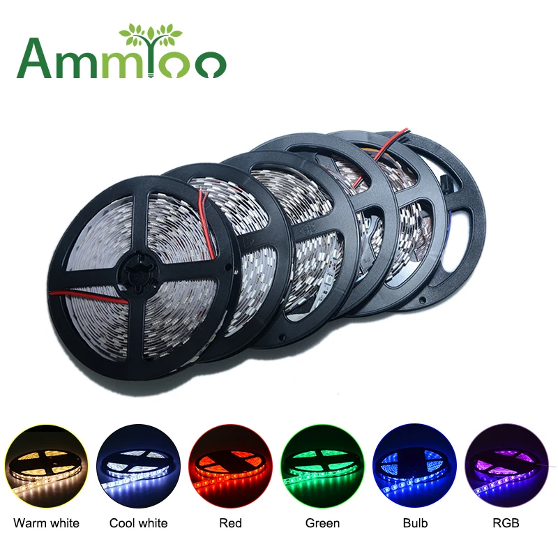 Светодиодная ленсветильник SMD5050 SMD3528 / 5630 2835/3014 5 м 60 светодиодов/м|Светодиодные