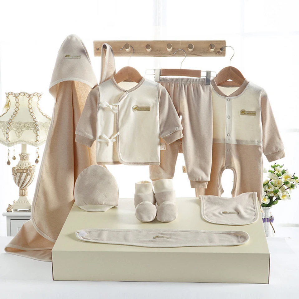 baby clothes gift box 10 pieces series 0 6 12M newborn baby romper long