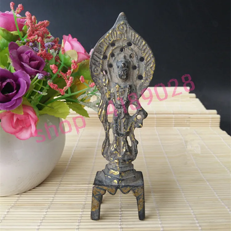 

Bronze, gilded Bodhisattva Buddha statues, handicrafts, antiques Collectibles