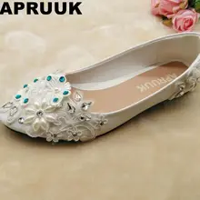 Женская обувь на плоской подошве обувь весна-осень с круглым носком милые невесты Вечерние выпускных вечеров туфли цветок подружки невесты обувь на плоской подошве