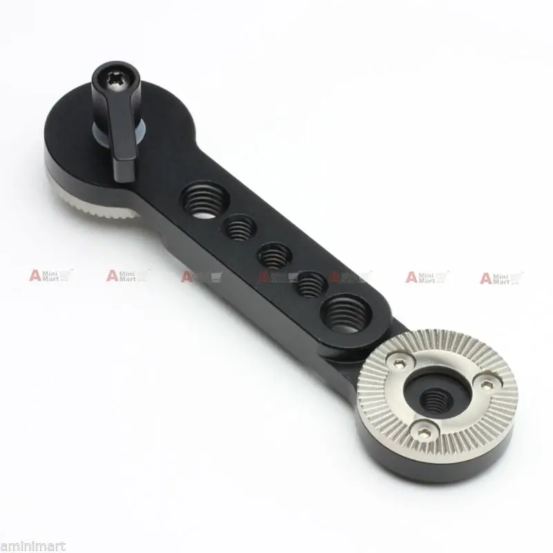 ARRI Type Rosette Rod Clamp Dog Bone Block Extension Arm fr 15mm Rod Support 4K Film Camera Rig Shoulder Handle Grip