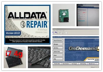 

all data repair installed version with laptop x201t i7 4g touch screen alldata 10.53 and mitchell on demand auto software