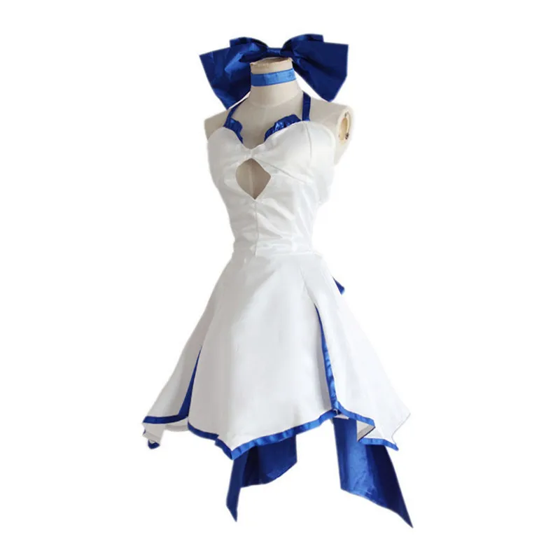 Аниме Fate / Stay Night Saber Lily Косплей костюмы Zero полный комплект платье Arturia Pendragon