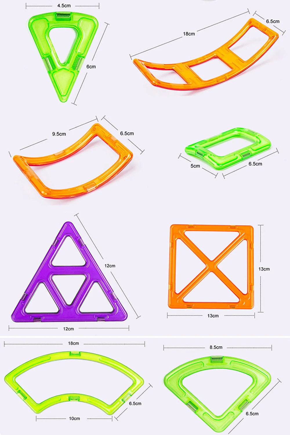 1 шт. большой размер магнитные блоки Строительный набор 3D модель строительный конструктор Магнитный конструктор магнитные игрушки для детей подарок