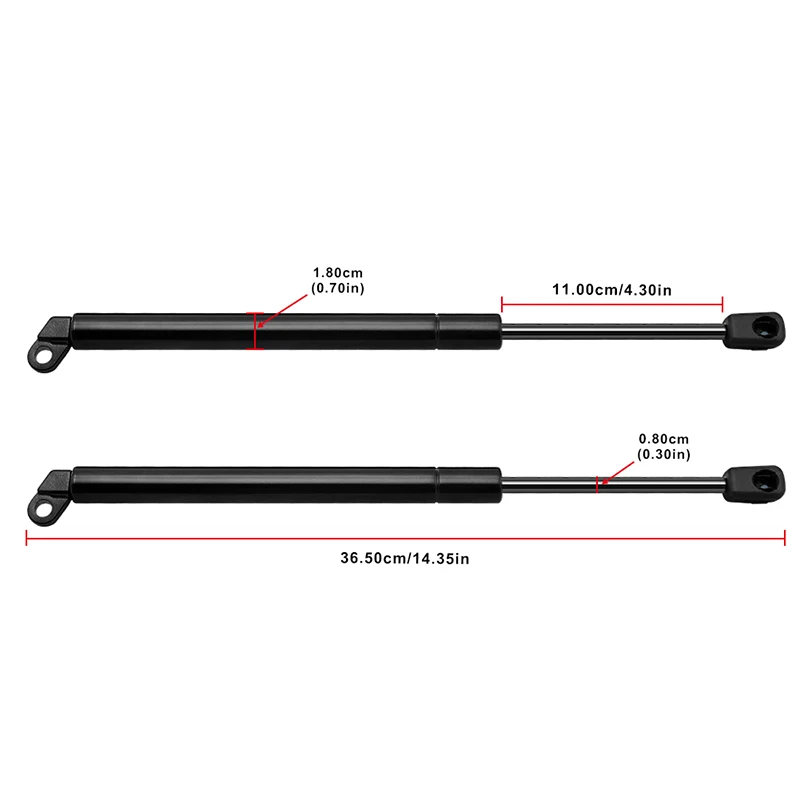  2pcs Car Auto Tailgate Gas Struts Lift Spring Shock Gas Struts for BMW E39 525i 528i 530i 540i M5 1