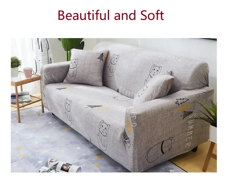 Модные slipcovers Диван Крышка для Гостиная Non-slip секционный эластичный чехол для дивана для диванов один/два/три/Четырехместный