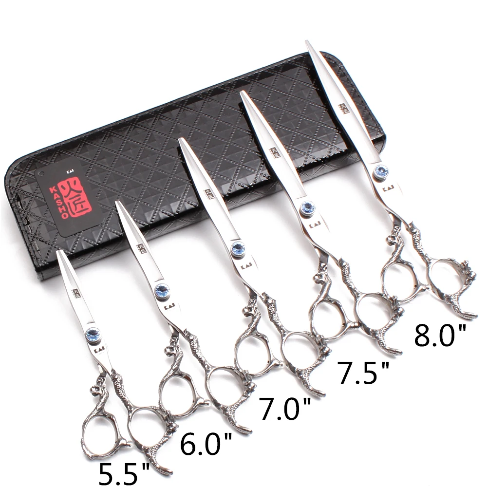 

5.5" 6" 7" 7.5" 8" KASHO JP 440C Barber Scissors Normal Shears Thinning Scissors Haircut Shears Professional Hair Scissors H9006