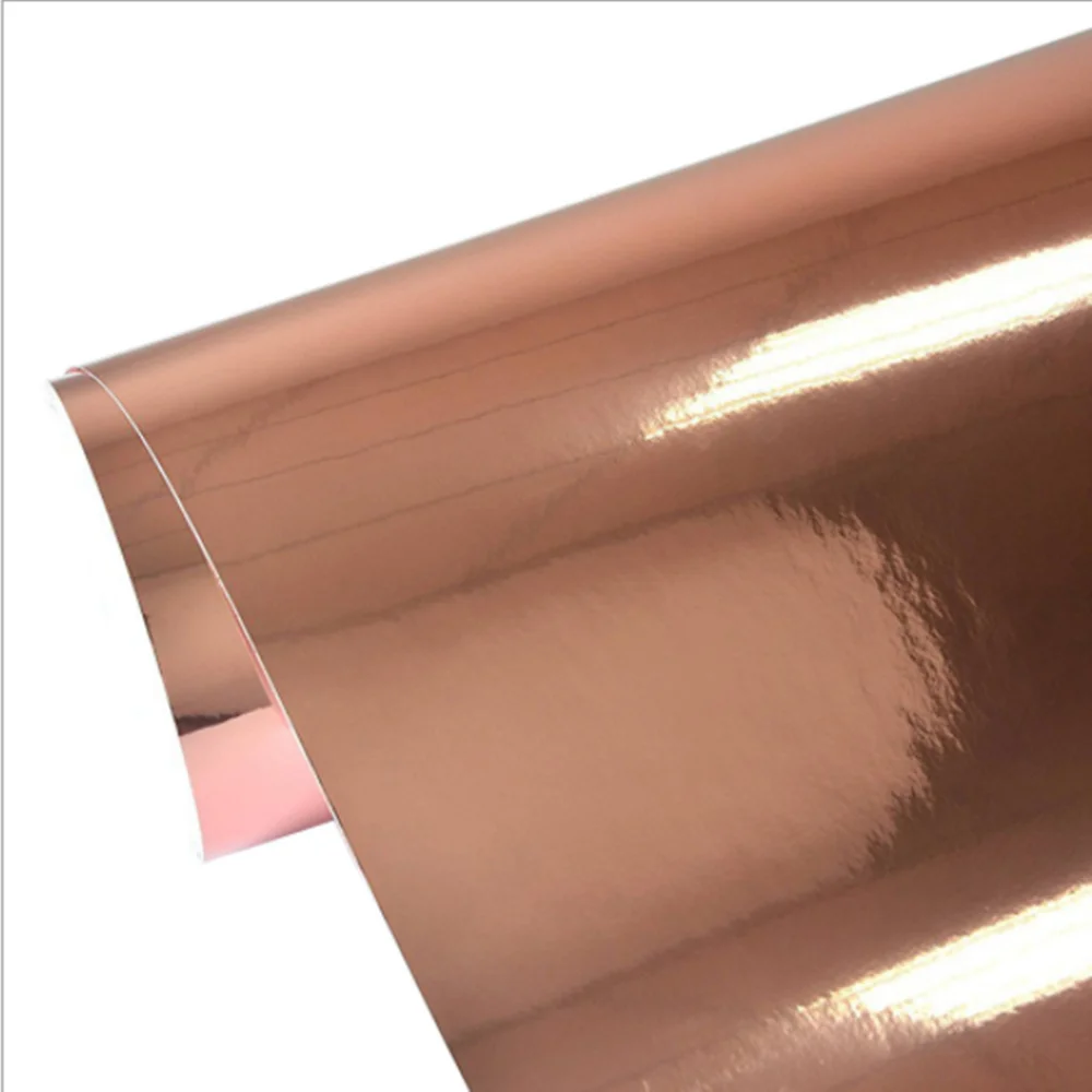 

HOHOFILM 50cmx50cm Rose Gold Craft Vinyl For CAR Cup Wall Table Stickers Self Design Vinyl Adheive Vinyl 20''x20''