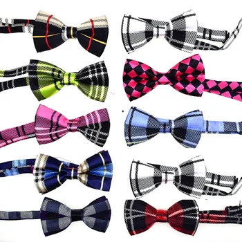 

30pc Grid style Pet Dog Bow Ties Adjustable Pet Dog Bowties Neckties Dog Wedding Neck Accessories Holiday Grooming Products